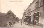 60 - MONTJAVOULT,  GRANDE RUE EN 1915 (ATTELAGE) - ECRITE 1915 - Montjavoult