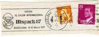 Fragmento BARCELONA 1987  HISPACK - Used Stamps