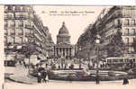 CPA - PARIS - LA RUE SOUFFLOT ET LE PANTHEON - A. P. - 216 - ANIMEE - Panthéon