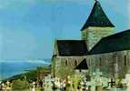 CPSM.  VARENGEVILLE SUR MER. EGLISE ET LE CELEBRE CIMETIERE MARIN. - Varengeville Sur Mer