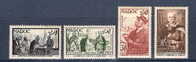 MAROC ** 335 à 338 - Unused Stamps