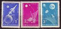 L1417 - BULGARIE BULGARIA Yv N°1194/96 ** ESPACE SPACE - Unused Stamps