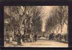 30 ALES ALAIS Promenade De L'Avenue Carnot, Très Animée, Cachet Hopital Ste Barbe, Ed PN, 1915 - Alès
