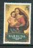 Barboude Barbuda 1969 - Peinture De Raphael / Painting By Raphael - MNH - Madonne