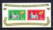 SWITZERLAND MNH** MICHEL BL 15 EUR 110.00 - Blocks & Sheetlets & Panes