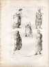 - ANTIQUITES . COSTUMES ANTIQUES . EAU FORTE DE 1809 - Sonstige & Ohne Zuordnung