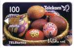 HAPPY EASTER  ( Slovenia Rare - 4.000 Ex. ) *** Heureux Pâques - Ostern - Feliz Pascua - Buona Pasqua * Egg - Eggs - œuf - Estaciones