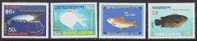 (097 B) Bangla Desh  Fish / Poissons / Fische / Vissen  ** / Mnh  Michel 190-93 - Bangladesch