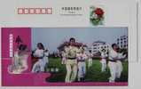 Chinese Boxing Of White Crane,China 2002 Yongchun Landscape Advertising Pre-stamped Card - Unclassified