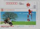 Environmental Protection & Comfortable,China 2007 Fuguiniao Electric Bicycle Advertising Pre-stamped Card - Radsport