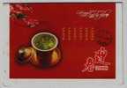 Green Tea,China 2008 Lunar New Year Of Rat New Year Greeting Pre-stamped Letter Card - Other & Unclassified