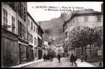 69 BEAUJEU -2- Place Liberté Et Montagne St Jean, Animée, écrite En 1919, Bon état - Beaujeu