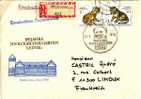 RDA  FDC  Centenaire Du Jardin Zoologique De Leipzig 2 Devants D´enveloppes Ayant Circulé - Storia Postale