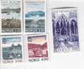 Lot 5 Timbres NORVEGE - Altri & Non Classificati