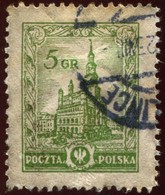 Pays : 390,2 (Pologne : République)  Yvert Et Tellier N° :    313 (o) Type I - Usati