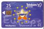 SLOVENIA IN EC - European Union EU  ( Slovenia Rare Card - 9.990 Ex.)  Flag - Drapeau - Fahne - Bandera - Bandiera Flags - Slowenien