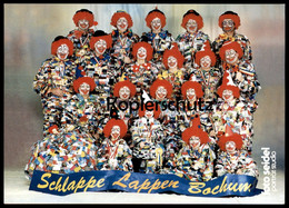 ÄLTERE KARTE BOCHUM CLOWNS SCHLAPPE LAPPEN Clown Karneval Carneval Carnival Folklore Animee Cpa Postcard Ansichtskarte - Carnaval