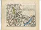- LA VALLEE DE CHAMBERY . CARTE GRAVEE EN COULEURS A LA FIN DU XIXe S. - Mapas Topográficas