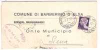 2830)lettera Con 1£ Imperiale S.F. Da Firenze A Siena Il 7-7-1945 - Storia Postale