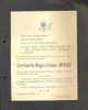 FPD. A5. Décès De Constantin Roger Arsène HOUSEZ 1890-1941 - Other & Unclassified