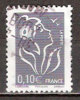 Timbre France Y&T N°3965 (03) Obl. Marianne De Lamouche, 0.10 € . Gris. Cote 0.15 € - 2004-2008 Marianne Of Lamouche