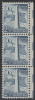 !a! USA Sc# 1034 MNH Vert.STRIP(3) W/ Right Margins - Bunker Hill - Nuovi