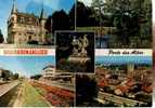 CPSM.  BOURGOIN JALLIEU. 5 VUES. - Bourgoin