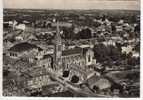 LA CHATAIGNERAIE         L'Eglise Et Vue Générale Aérienne. - La Chataigneraie