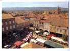 Cpsm REVEL Les Galeries Vues Du Beffroi -marché Ou Brocante -L 603ed Loubatières - Revel