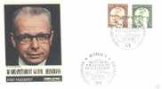 Germany  - Mi-Nr 636 + 637 FDC (W087)- - 1971-1980