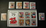 BAHAMAS 1979 NAVIDAD - NOEL - CHRISTMAS - YVERT 446/451 & BLOCK 29 - Bahama's (1973-...)