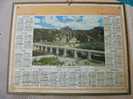 ALMANACH CALENDRIER DES PTT 1968   GORGES DE LA BAUME-VILLAGE - Grand Format : 1961-70