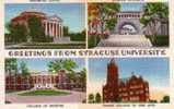 Syracuse University Vers 1955 - Chapel Stadium Medicine Fine Arts - Mint Neuve Impeccable - Syracuse