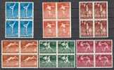 BULGARIA \ BULGARIE - 1956 - Jeux Olimpiques D'Ete - Melbourne - 6v - Bl.de 4** - Unused Stamps