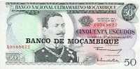 MOZAMBIQUE  50 ESCUDOS (1976)  27-10-1970  KM#116  PLANCHA/UNC   DL-3250 - Mozambique