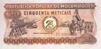 MOZAMBIQUE  50 METICAIS 16-6-1986   KM#129  PLANCHA/UNC   DL-3257 - Moçambique