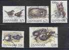 FAUNA - SNAKES - BIRDS And Others - FAUNE DANOISE - DENMARK - Yvert # 1089/1093  - VF USED - Snakes