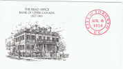 CDN+ Kanada 1834 Mi Xx Toronto-Postkarte - Maximumkarten (MC)