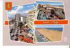 CANET PLAGE -  3 Vues :  Le Front De Mer -  Le Casino  - Vue Sur Le Front De Mer - Canet Plage