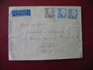 MARCOPHILIE LETTRE FLYGPOST DE SUEDE/ SVERIGE POUR ALGER ALGERIE EX COLONIE FRANCAISE 1957 - Lettres & Documents