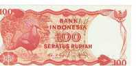 INDONESIA,100 RUPIAS 1984 K122 SC   DL-3434 - Indonésie