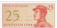 INDONESIA,25 SEN 1964 K93 SC  DL-3458 - Indonésie