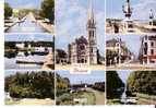 BRIARE -  8 Vues :  Pont Canal - Bras Canal - Eglise St Etienne - Rue De La Liberté - Camping S- Promenade - Sous Bois - Briare