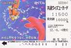 Carte Japon DAUPHIN & Plongée Sous Marine / 11500  - DOLPHIN And Diving Japan Card - DELPHIN & Tauchen - 30 - Dolphins