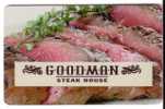 Restaurant  GOODMAN  ( Russia Gift Card ) *** Food - Aliment - Alimentation - Nahrung - Kost - Comida Alimento* - Food