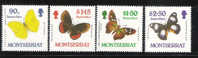 Montserrat 1987 Butterflies MNH - Montserrat