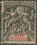 IVORY COAST..1892..Michel # 8...used. - Used Stamps