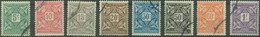 IVORY COAST..1915..Michel # 9-16...used...Portomarken. - Used Stamps