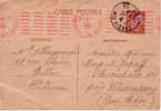 Lot 483: Entier Postal De La Haute Vienne Pour Oberséebach Bas-rhin Avec Cachet De Censure - Other & Unclassified