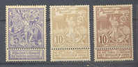 Belgie Ocb Nr : 71 - 73 * Met Scharnier  (zie Scan) Lichte Roest - 1894-1896 Expositions